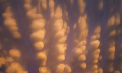 乳房云之谜科学解析 罕见自然现象乳房云