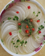 清蒸白萝卜的做法 怎么做好吃的清蒸白萝卜