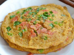 南瓜火腿蛋饼的做法 如何做好吃的南瓜火腿蛋饼