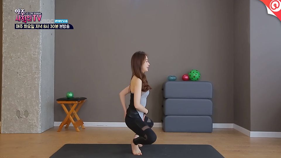 韩国美女瑜珈教练教你5招瘦大腿！ 打击大腿内侧肥油、马鞍肉，两周看出效果