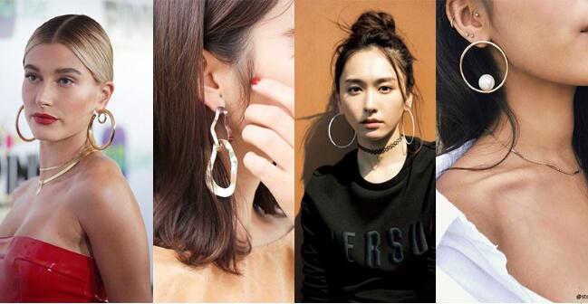 女人戴耳环会比原本漂亮1.5倍 今年女星最爱的圈型