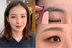 彩妆师传授简单3步骤，轻松修出韩妞最爱的自然眉