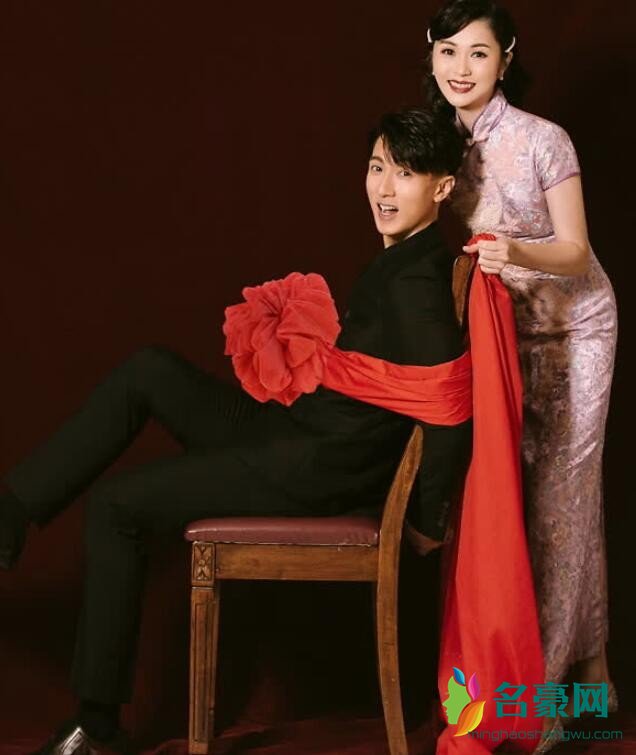 吴尊林丽吟婚纱照