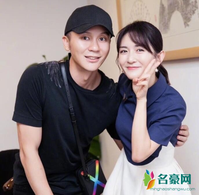 李晨和谢娜合影