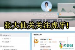 张大仙将加盟虎牙 为什么他被称为顶级流量