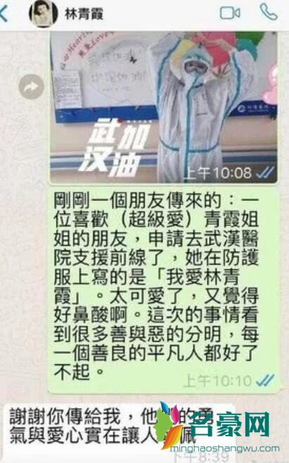 林青霞捐赠手套