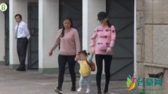 方媛挺巨肚散步 小小年纪chantelle很有礼貌