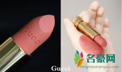 Gucci金管208和mac314口红试色对比