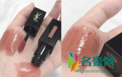 ysl新品黑管唇釉432和水光唇釉610试色对比