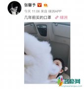 张馨予戴口罩出门 头戴粉色发卡少女感十足