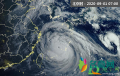 2020年第9号台风美莎克几月几号几点几分登陆 台风来