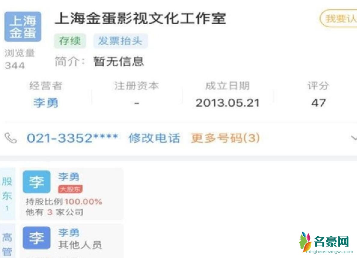 李咏公司情况
