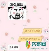 怎么肥四是什么梗什么意思 怎么肥四出处在哪