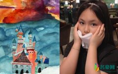 李湘晒王诗龄新画作 9岁时画作曾被卖出10万高价