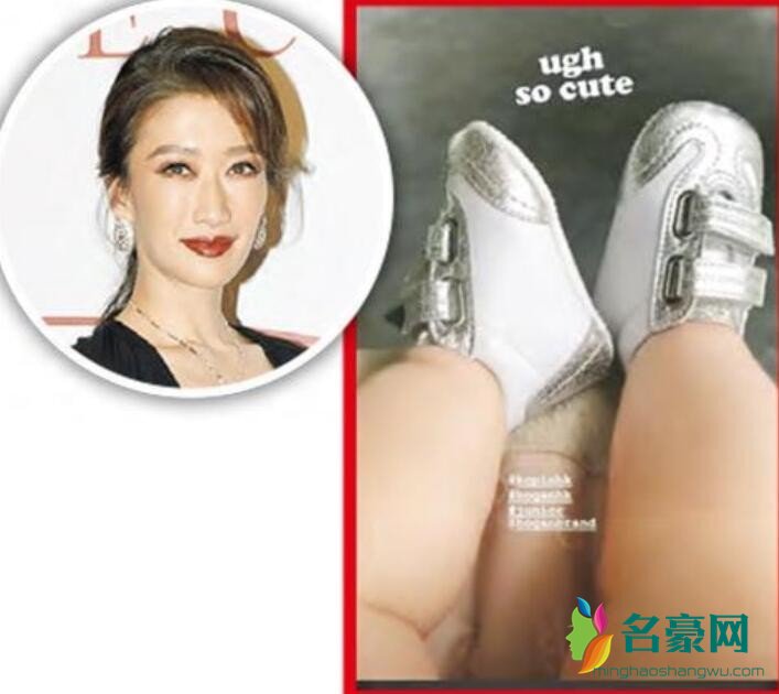 谢婷婷晒爱女肉腿照