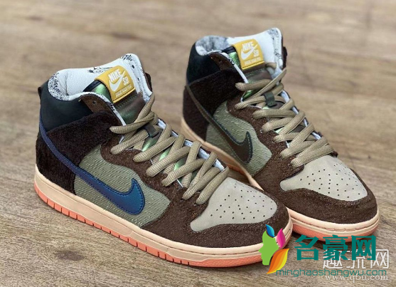 Concepts x Dunk High“ Duck” 上脚街拍图 CNCPTS x Dunk SB 实物细节