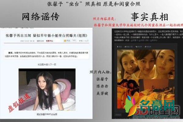 张馨予坐台一夜2000? 有些人没有实质性证据就喜欢推波助澜