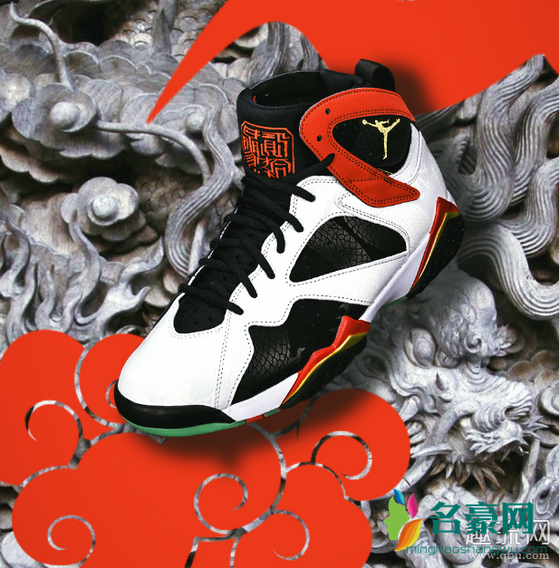 AJ7紫禁之巅上脚街拍图赏析 AJ7中国限定实物细节评测