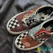 Vans Era腰果花拼接棋盘格上脚搭配图赏析 Vans Era腰果