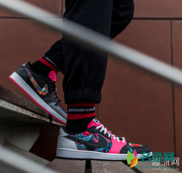 AJ1 Low鸳鸯CNY配色上脚赏析 AJ1鸳鸯鞋带系法