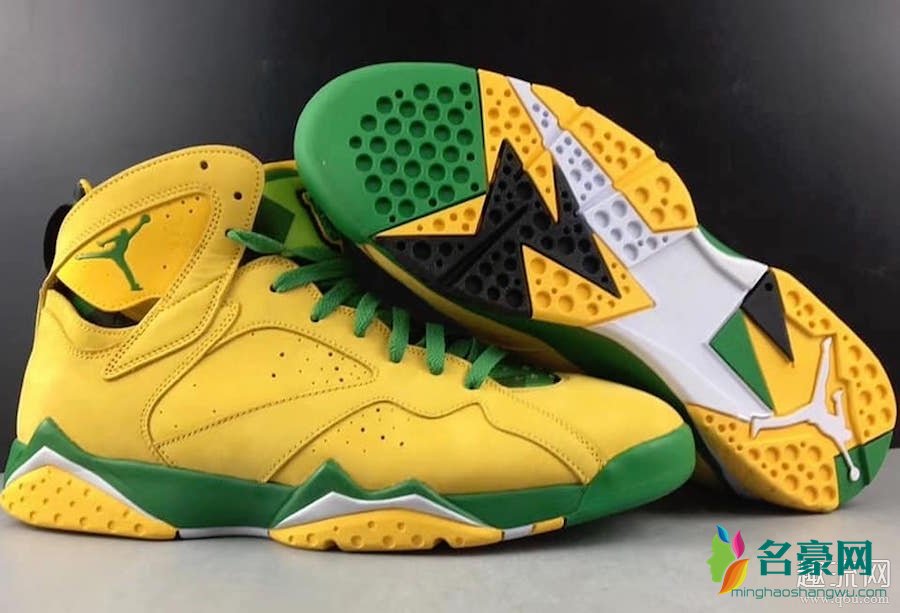 AJ7俄勒冈配色实物赏析 AJ7俄勒冈配色上脚效果