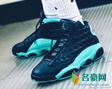 AJ13 Island Green上脚街拍实物图曝光