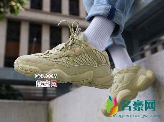 yeezy 500黄月亮好看吗 yeezy 500 “Supermoon yellow”上脚效果
