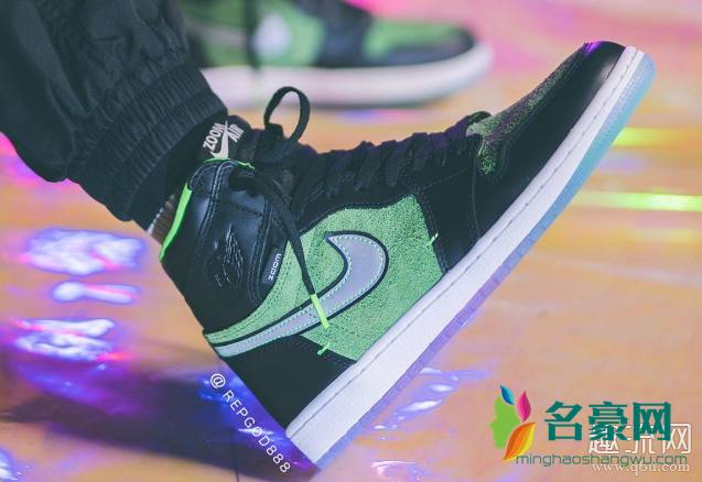 AJ1 zoom Rage Green上脚搭配图赏析 AJ1 zoom的脚感如何呢