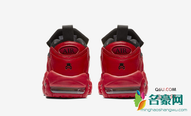 耐克Air More Money 金红配色发售信息  Nike Air More Money GS上脚图