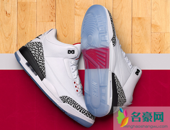 AJ3白水泥上脚图 耐克AJ3白水泥街拍欣赏