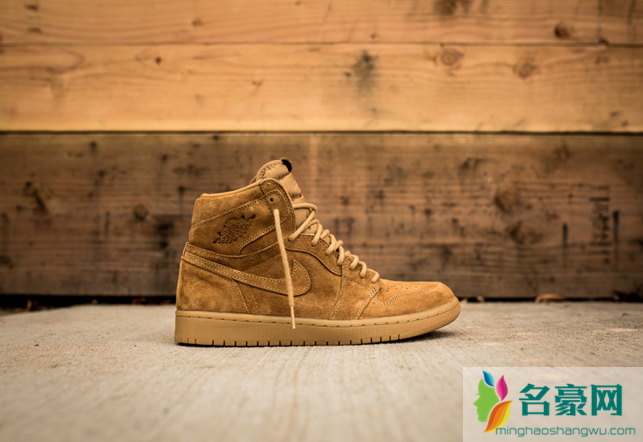 AJ1复刻版小麦配色好看吗  Air Jordan 1 “Wheat”上脚美图