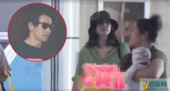 高圆圆探班赵又廷 女儿Rhea样子呆萌似爸爸