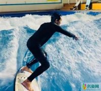 梁朝伟学冲浪 刘嘉玲变“小迷妹”为老公加油