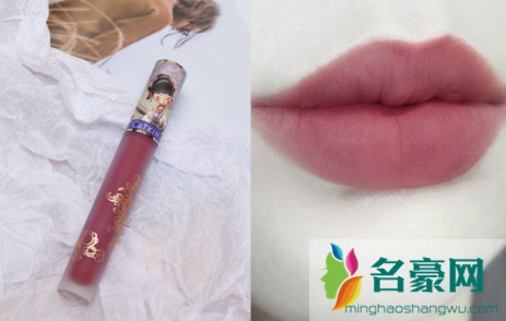 卡婷清平乐联名轻颜唇釉C02赤薇试色，超级温柔的玫瑰豆沙5