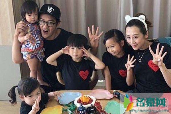 蒋丽莎剖腹产刀口照片 五年生四个孩子陈浩民老婆肚子没闲着