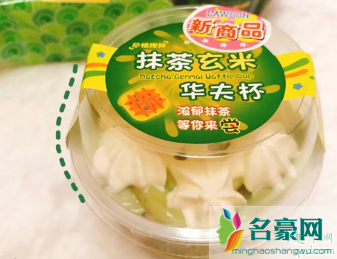 罗森抹茶玄米华夫杯多少钱好吃吗2