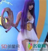 雅典娜大胸cosplay李玲 王者荣耀爆乳雅典娜cosplay露胸