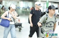 蒋勤勤一家低调合体 12岁儿子罕见亮相壮硕十足