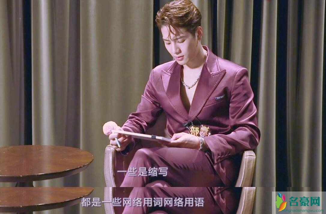 王嘉尔采访截图