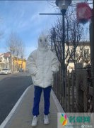 杨紫脸基尼羽绒服 网友：整条街最霸气的崽儿