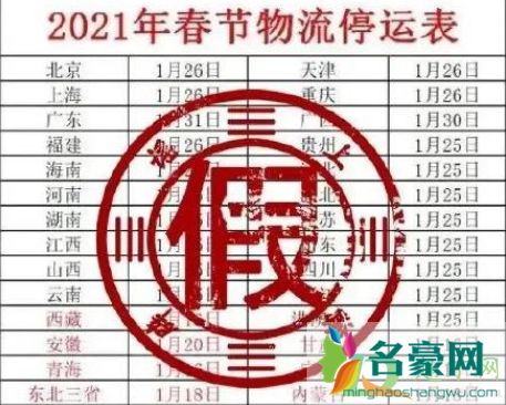 2021春运取消物流停运系谣言5