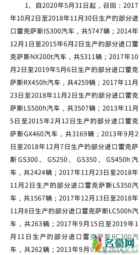 国内丰田紧急召回25万余台汽车!问题车型太多快看有没有你的3