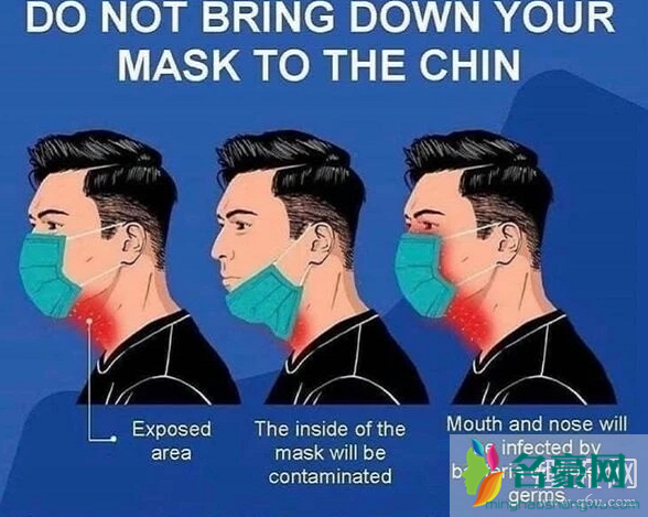 口罩拉到下巴会污染吗 口罩拉到下巴吃饭可以吗