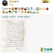 杨洋emoji回复 网友：莫非解码是军艺的必修课