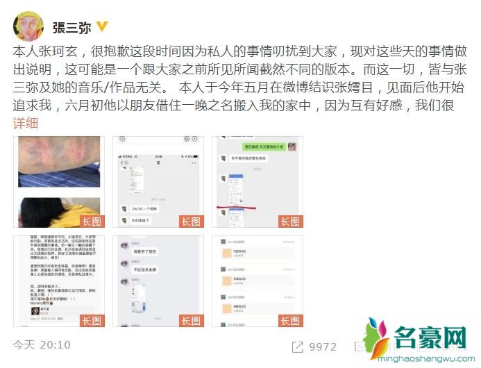 张嫮目疑家暴女友