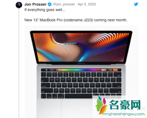 苹果新款MacBook Pro五月会发布吗2020 14英寸苹果MacBook Pro是剪刀键盘吗2