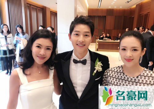 宋仲基宋慧乔甜蜜大婚 乔妹现场感动落泪