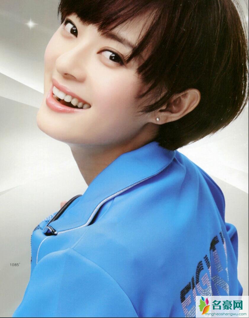 孙俪短发