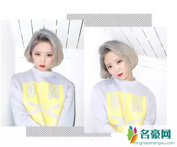 韩式齐肩中长发型图片_2019最美的减龄发型图片5