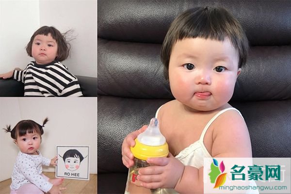 1-3岁的女宝宝平刘海锅盖头短发
